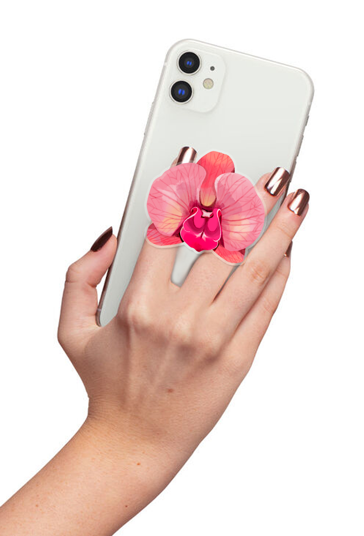 Pink Orchid - GRIPUP™ Special Edition Orkedia Collection Phone Grip | LOUCASE