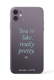 Really Pretty - KLEARLUX™ Limited Edition Velvet Vanity x Loucase Phone Case | LOUCASE