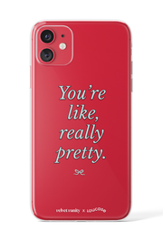 Really Pretty - KLEARLUX™ Limited Edition Velvet Vanity x Loucase Phone Case | LOUCASE