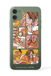 So Peachy! - KLEARLUX™ Limited Edition Tatagaltier x Loucase Phone Case | LOUCASE