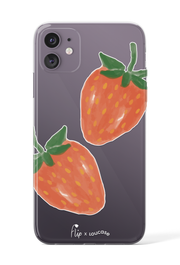 Strawberry Sorbet - KLEARLUX™ Limited Edition Flip x Loucase Phone Case | LOUCASE