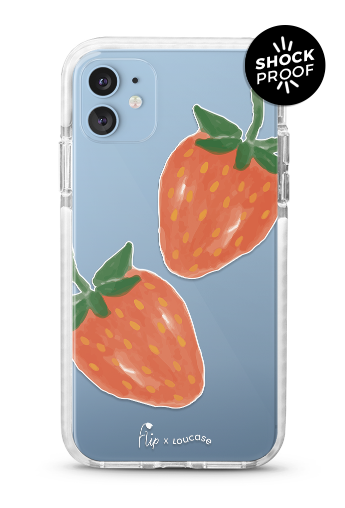 Strawberry Sorbet - PROTECH™ Limited Edition Flip x Loucase Phone Case | LOUCASE