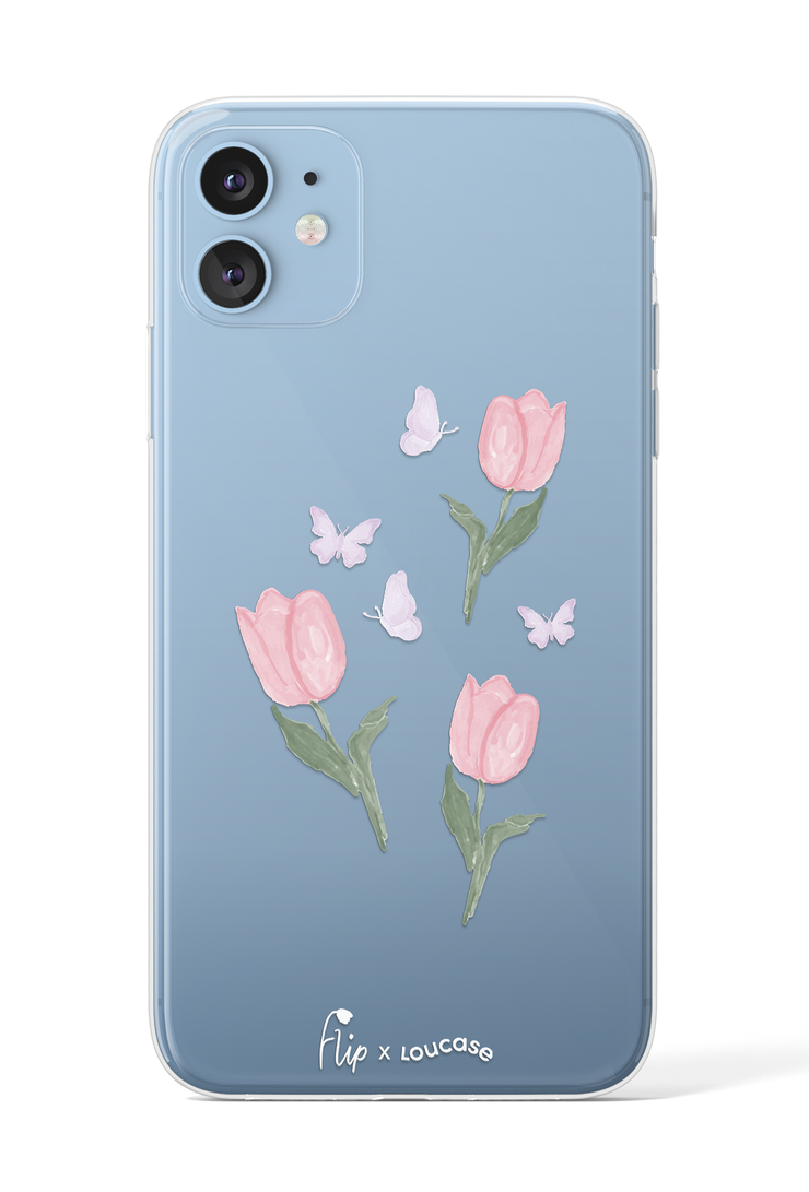 Tulip Dream - KLEARLUX™ Limited Edition Flip x Loucase Phone Case | LOUCASE