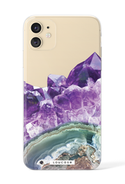 Amethyst KLEARLUX™ Phone Case | LOUCASE