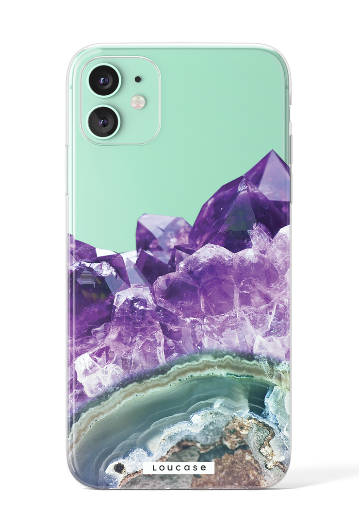 Amethyst KLEARLUX™ Phone Case | LOUCASE