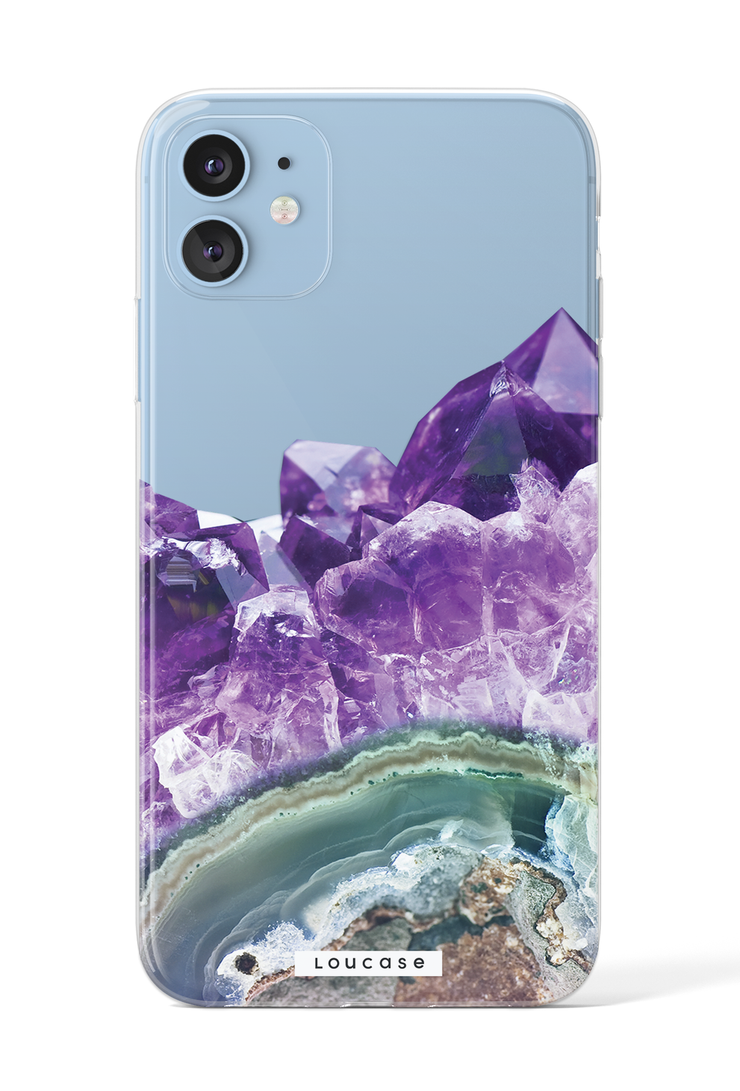 Amethyst KLEARLUX™ Phone Case | LOUCASE