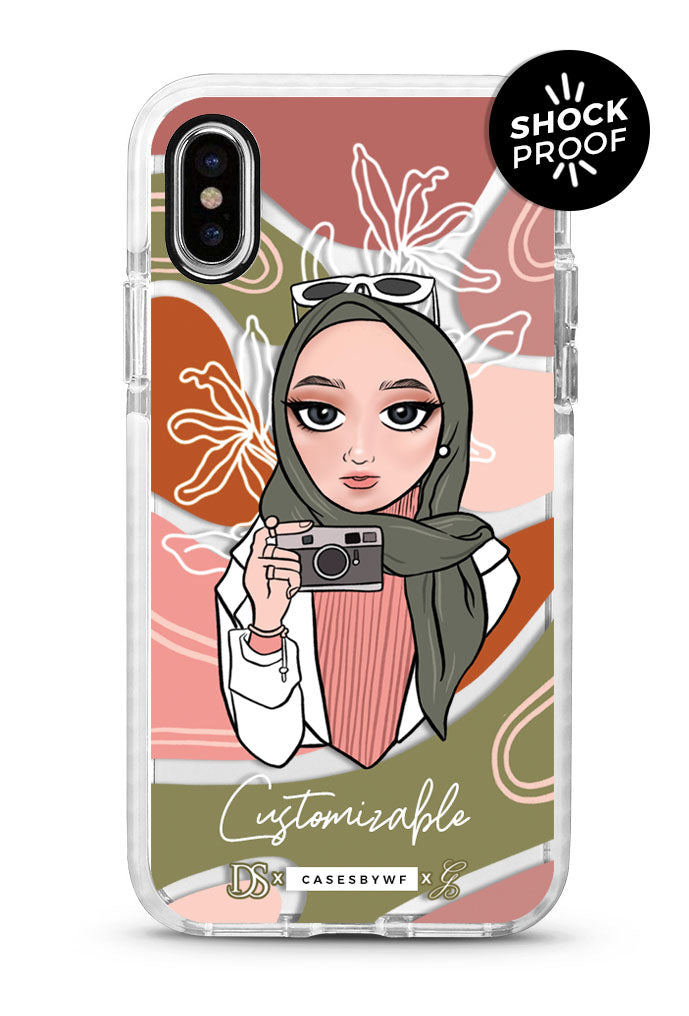 Prim Bundle - PROTECH™ + 2 Shawl Special Edition Dianashawl X Casesbywf x Guzel KL Phone Case