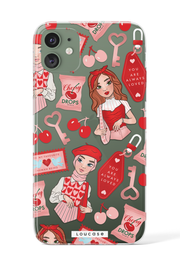 Cherry Love - KLEARLUX™ Special Edition To Be Loved Collection Phone Case | LOUCASE