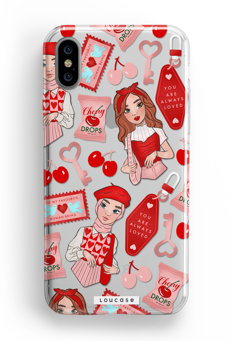 Cherry Love - KLEARLUX™ Special Edition To Be Loved Collection Phone Case | LOUCASE