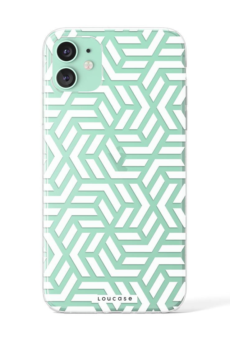 Geo KLEARLUX™ Phone Case | LOUCASE