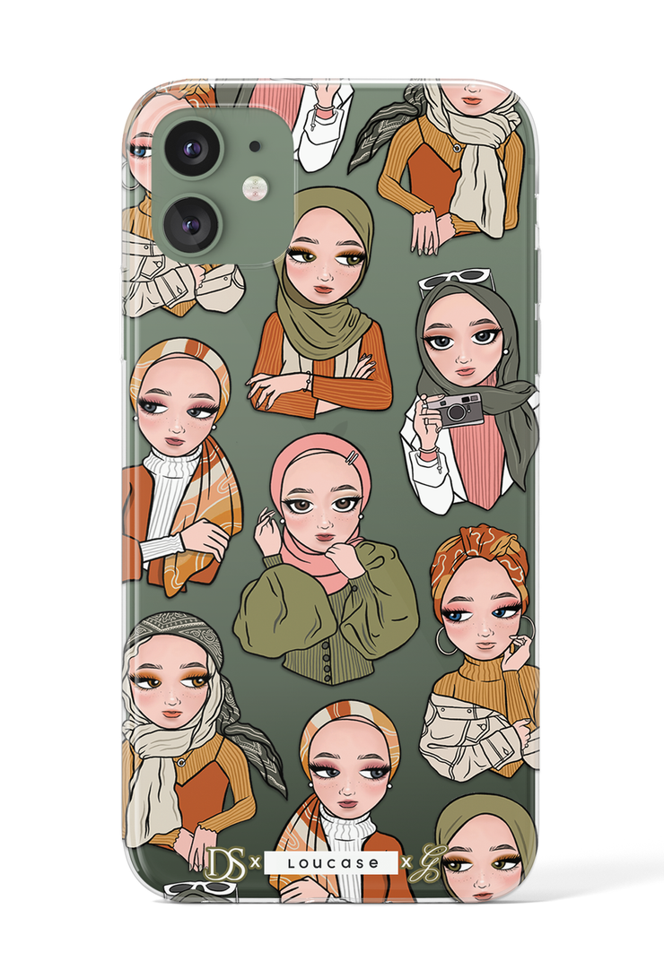 Hijabae - KLEARLUX™ Special Edition Dianashawl X Casesbywf x Guzel KL Phone Case | LOUCASE