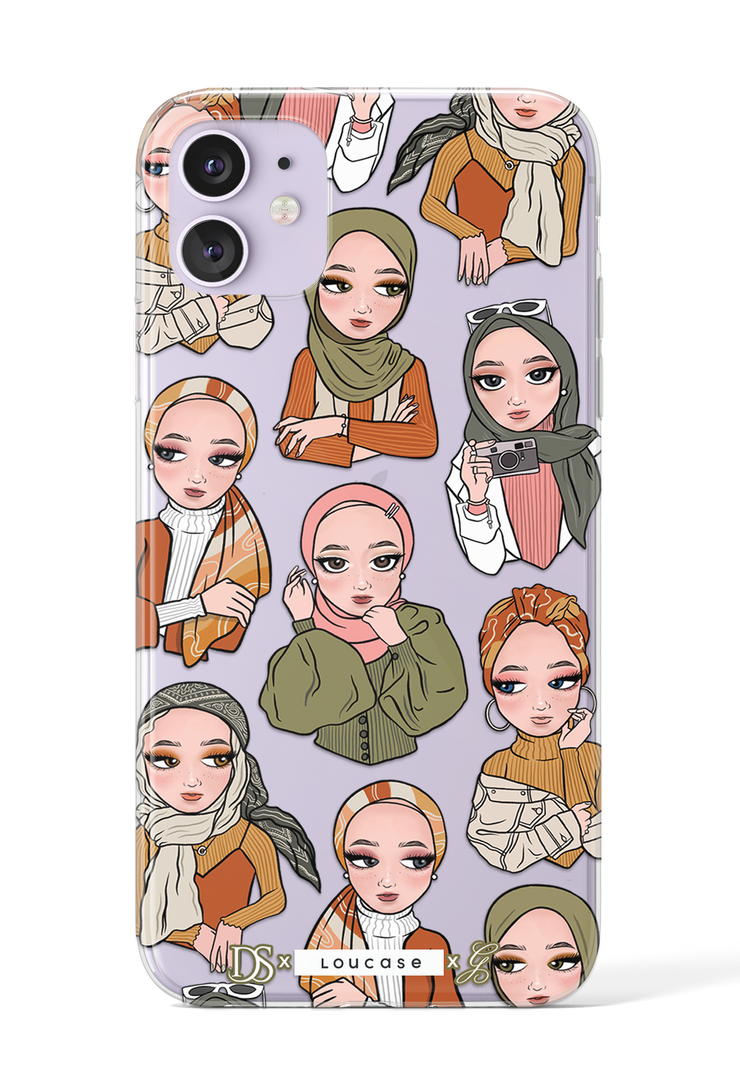 Hijabae - KLEARLUX™ Special Edition Dianashawl X Casesbywf x Guzel KL Phone Case | LOUCASE