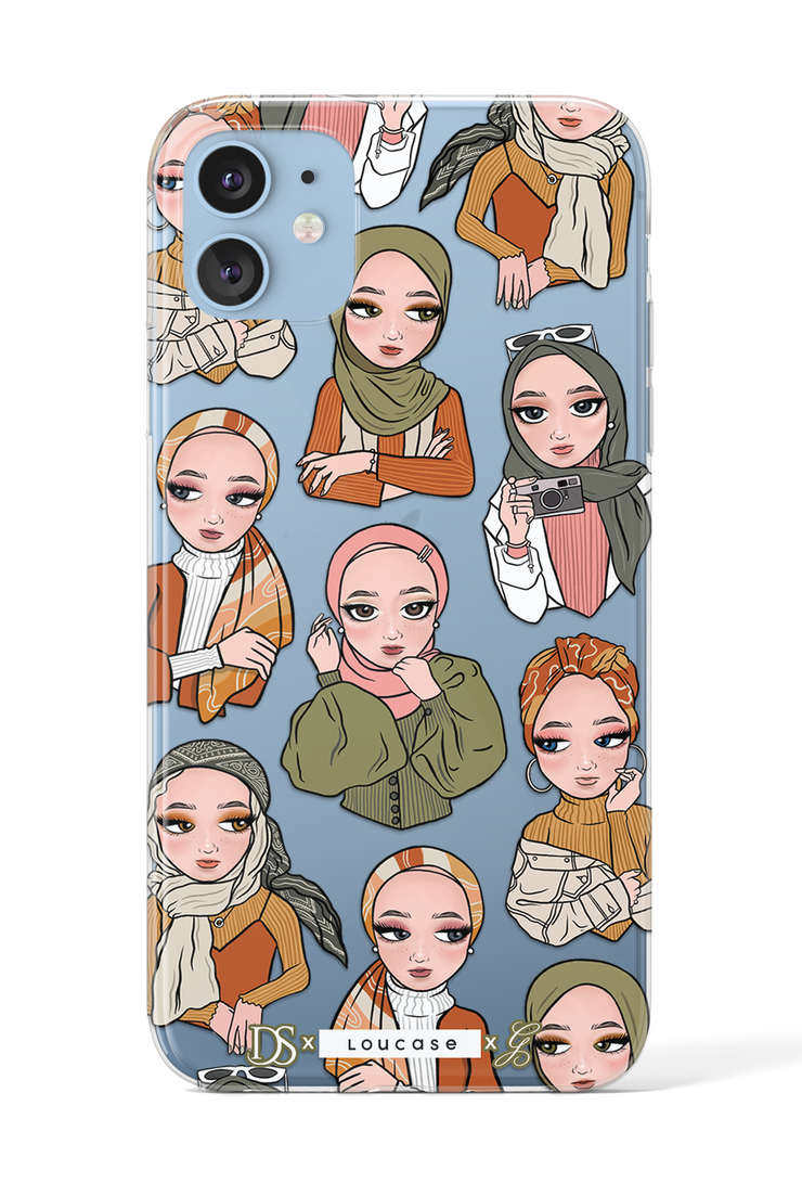 Hijabae - KLEARLUX™ Special Edition Dianashawl X Casesbywf x Guzel KL Phone Case | LOUCASE