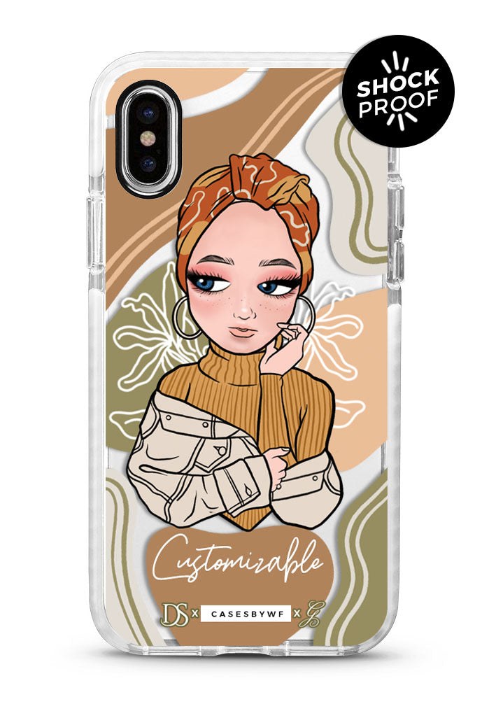 Lux Bundle - PROTECH™ + 2 Shawl Special Edition Dianashawl X Casesbywf x Guzel KL Phone Case