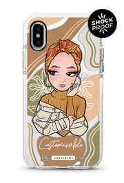 Prim Bundle - PROTECH™ + 2 Shawl Special Edition Dianashawl X Casesbywf x Guzel KL Phone Case