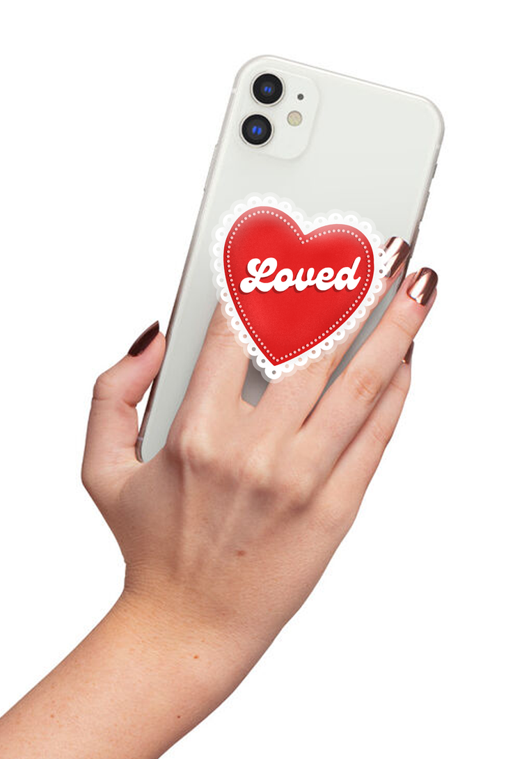 Loved - GRIPUP™ Special Edition To Be Loved Collection Phone Grip | LOUCASE