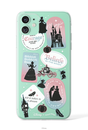 Magical Words - KLEARLUX™ Disney x Loucase Cinderella Collection Phone Case | LOUCASE