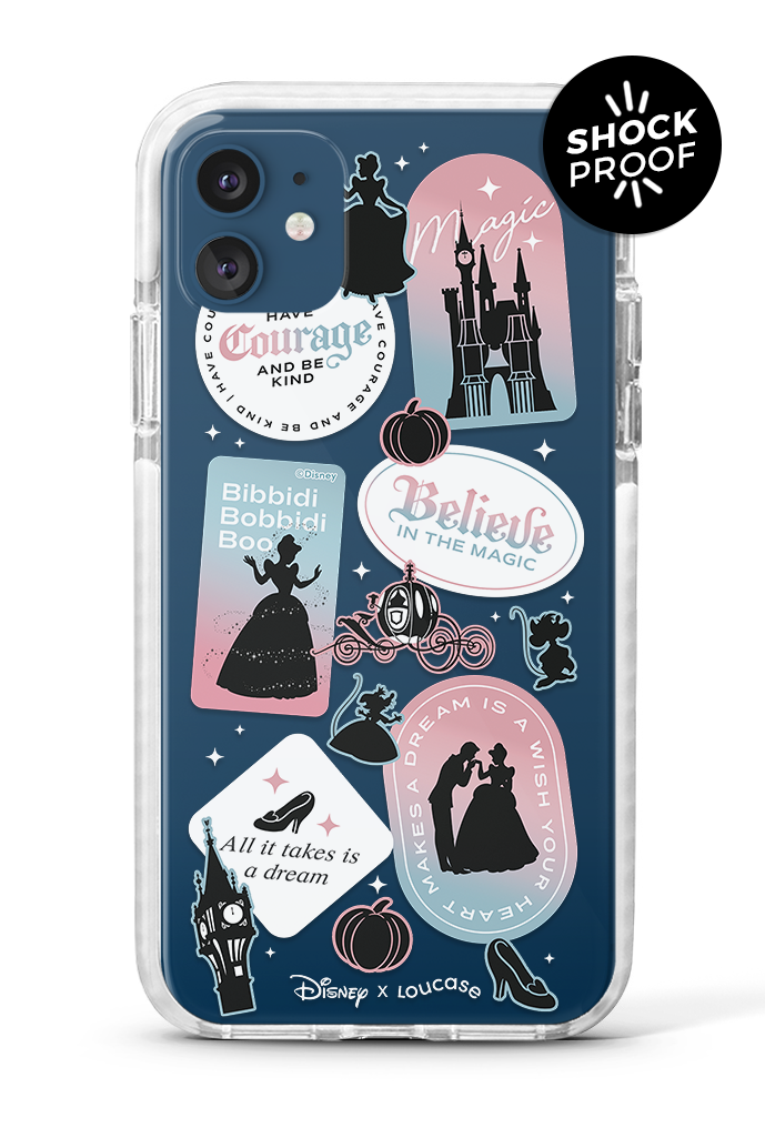 Magical Words - PROTECH™ Disney x Loucase Cinderella Collection Phone Case | LOUCASE