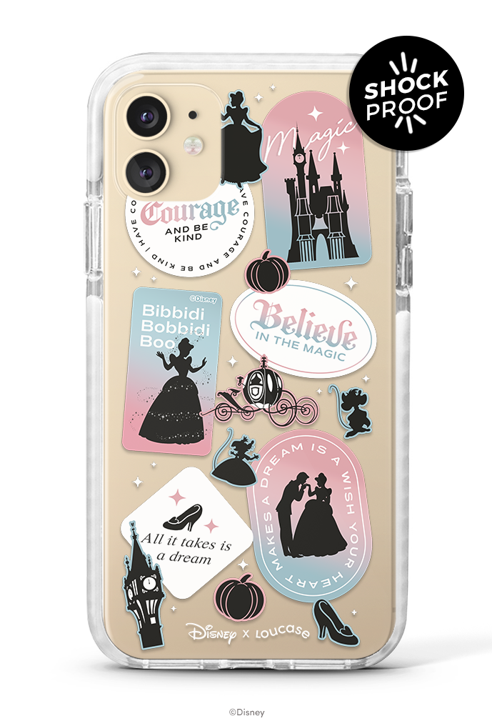 Magical Words - PROTECH™ Disney x Loucase Cinderella Collection Phone Case | LOUCASE