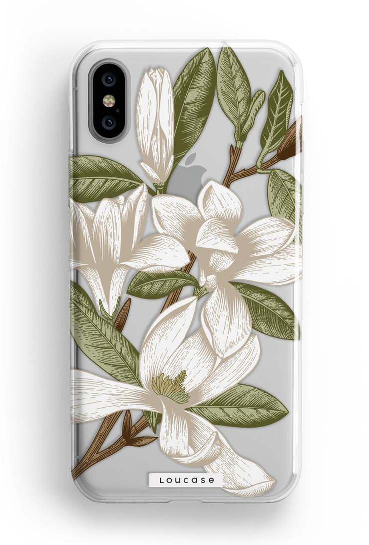 Magnolia KLEARLUX™ Phone Case | LOUCASE