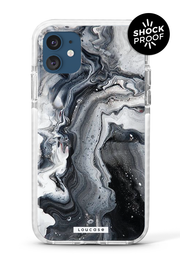 Marble Black PROTECH™ Phone Case | LOUCASE