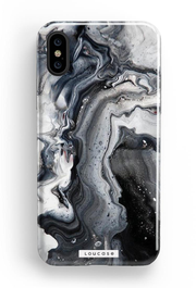 Marble Black KLEARLUX™ Phone Case | LOUCASE