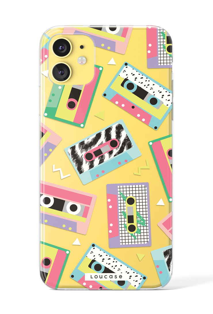 Mixtape KLEARLUX™ Phone Case | LOUCASE