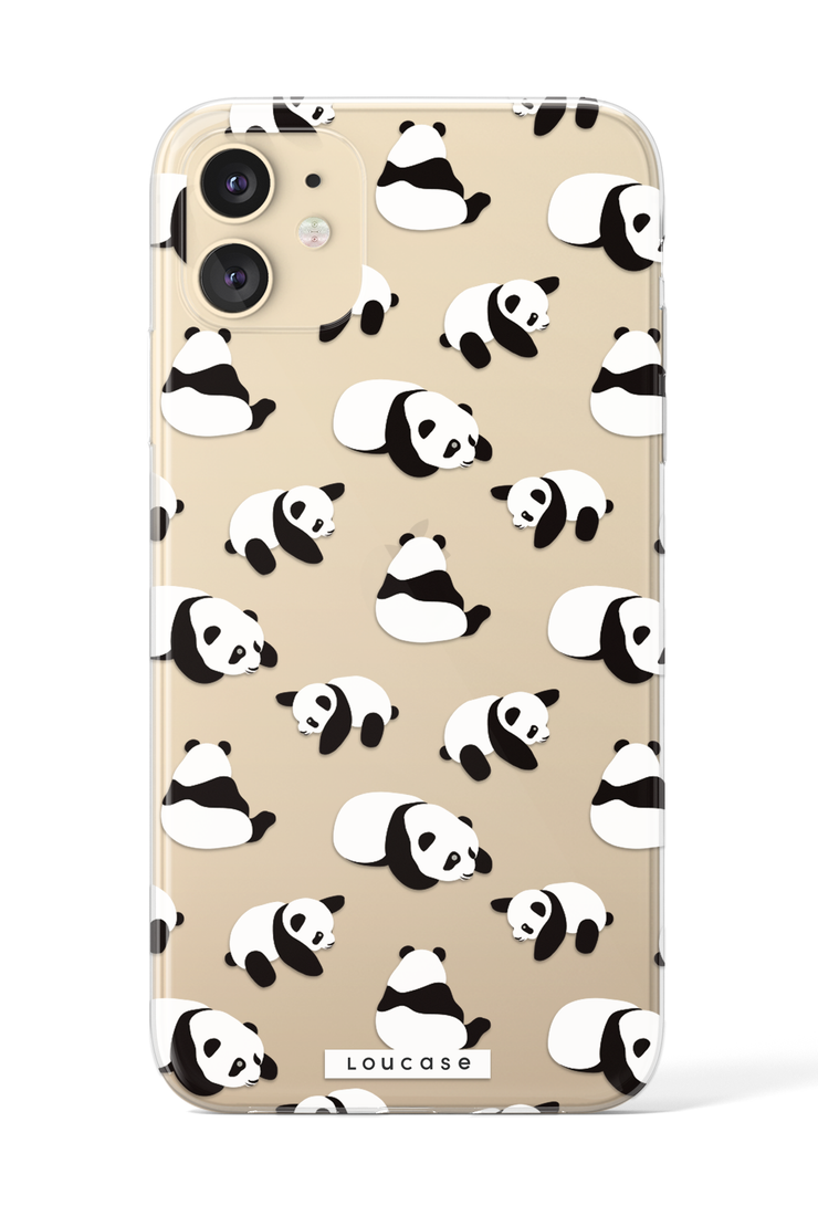 Panda KLEARLUX™ Phone Case | LOUCASE