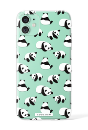 Panda KLEARLUX™ Phone Case | LOUCASE