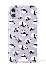 Panda KLEARLUX™ Phone Case | LOUCASE