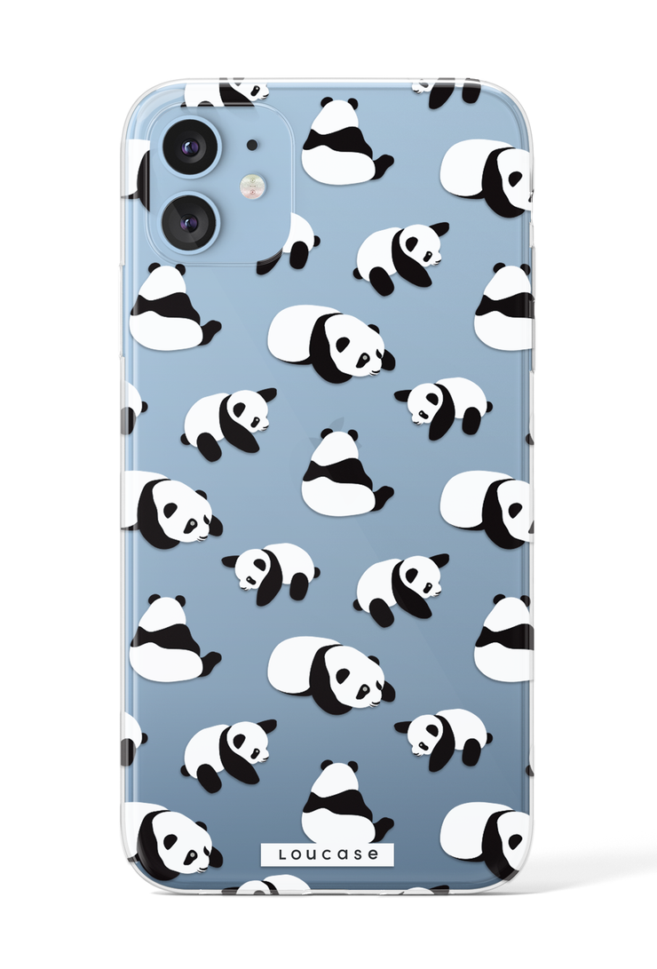 Panda KLEARLUX™ Phone Case | LOUCASE