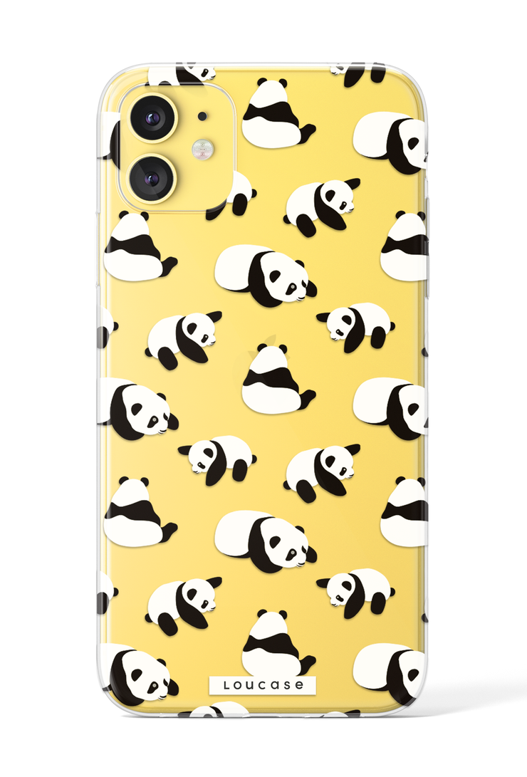 Panda KLEARLUX™ Phone Case | LOUCASE