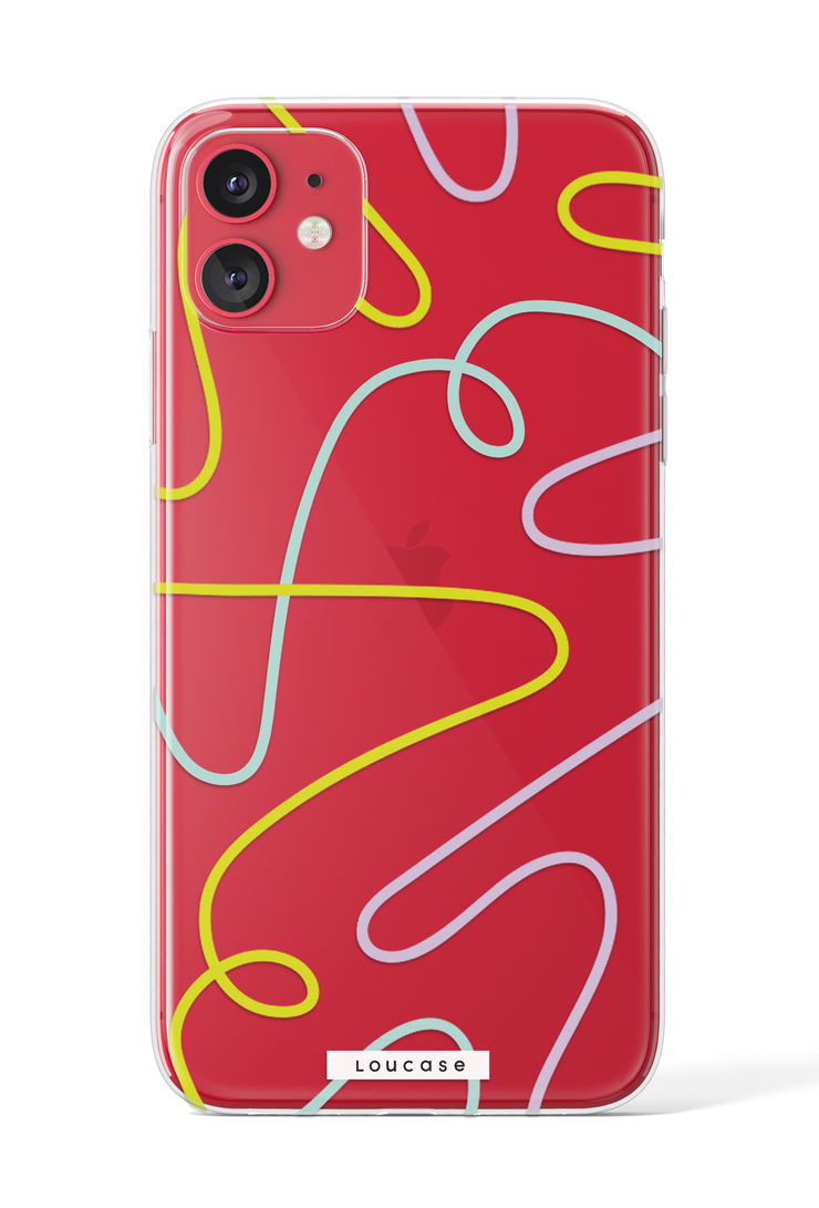 Strokes KLEARLUX™ Phone Case | LOUCASE