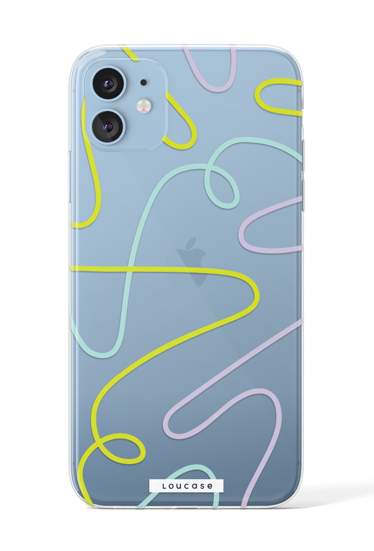 Strokes KLEARLUX™ Phone Case | LOUCASE