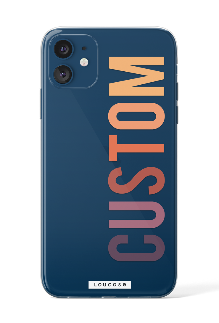 Sunset - Custom Say My Name KLEARLUX™ Phone Case | LOUCASE