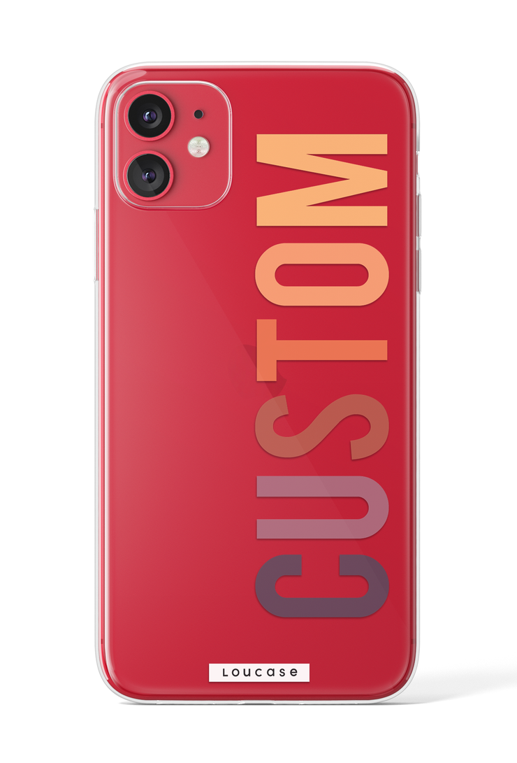 Sunset - Custom Say My Name KLEARLUX™ Phone Case | LOUCASE