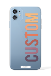 Sunset - Custom Say My Name KLEARLUX™ Phone Case | LOUCASE