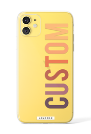 Sunset - Custom Say My Name KLEARLUX™ Phone Case | LOUCASE