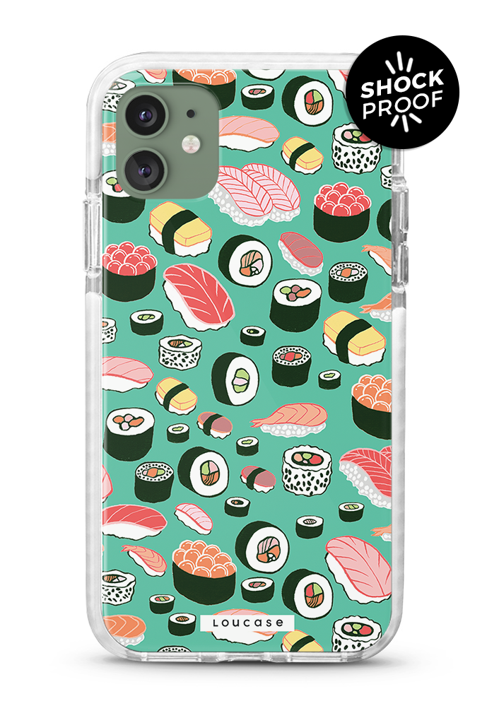 Sushi Teal PROTECH™ Phone Case | LOUCASE