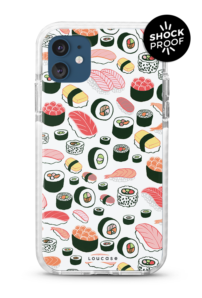 Sushi White PROTECH™ Phone Case | LOUCASE