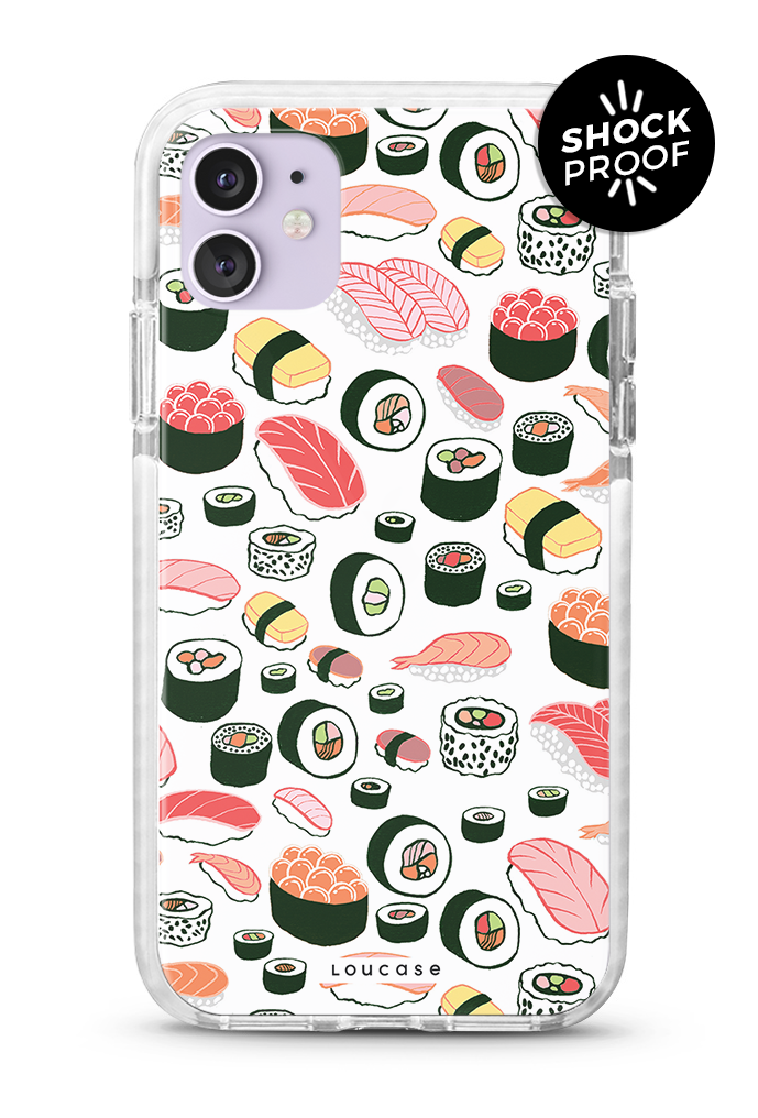 Sushi White PROTECH™ Phone Case | LOUCASE