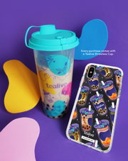 Everything Tealive & Tealive Strawless Cup - PROTECH™ Limited Edition Tealive x Casesbywf Phone Case | LOUCASE