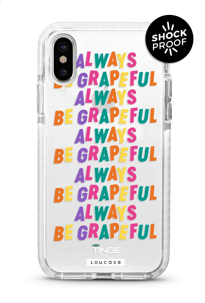 Be Grapeful - PROTECH™ Limited Edition Spritzer Tinge x Casesbywf Phone Case | LOUCASE