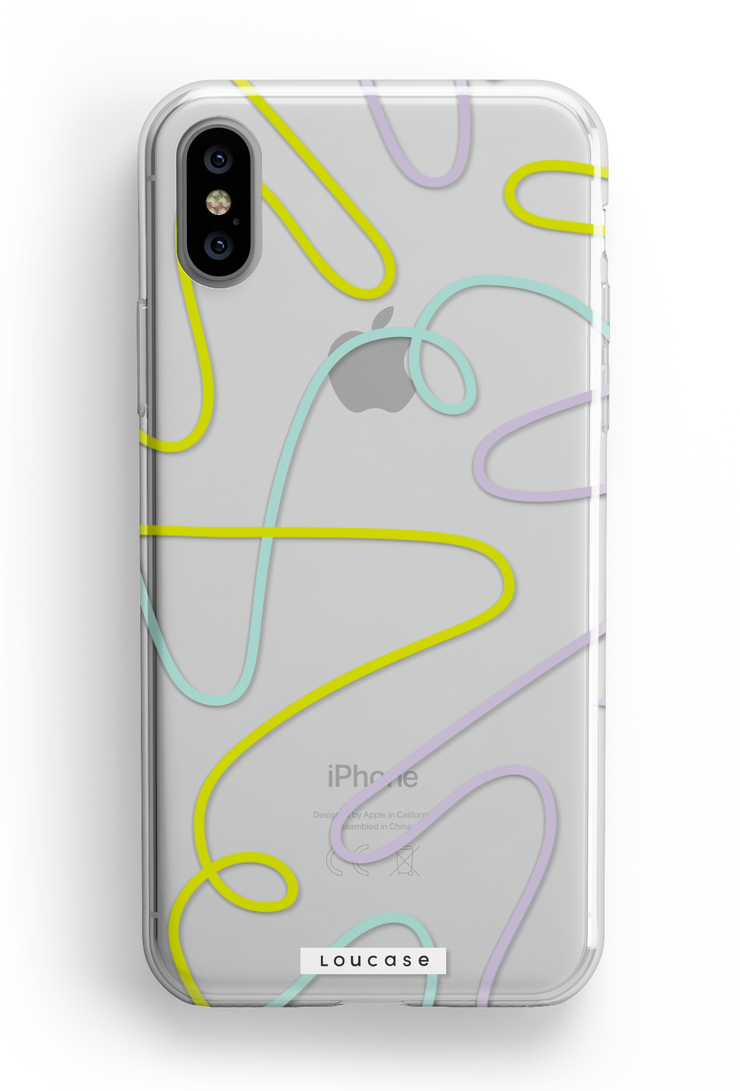 Strokes KLEARLUX™ Phone Case | LOUCASE